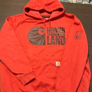 Carhartt Honor the Land Red Hoodie